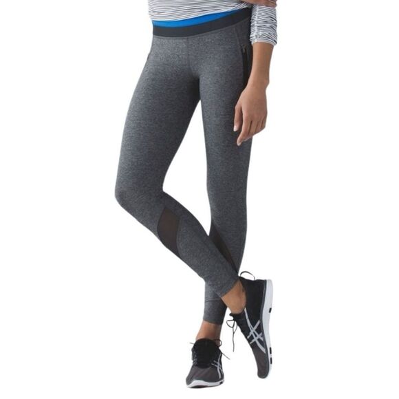 Lululemon Inspire Tight II Blue and Deep Coal - Picture 1 of 10